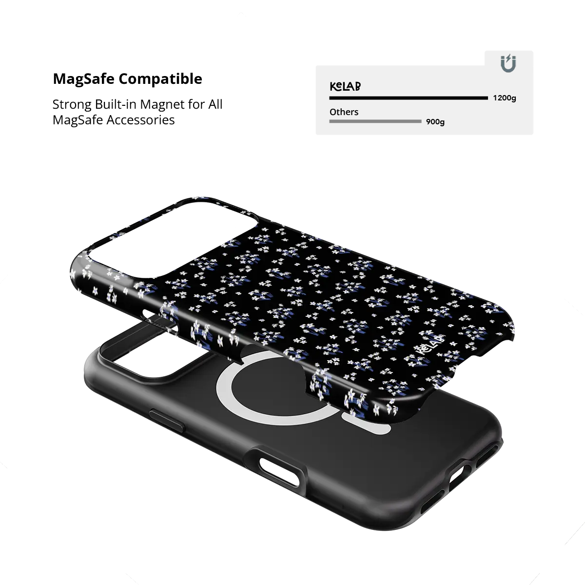 Inkwell Lily | Minimalist Black Floral iPhone Case