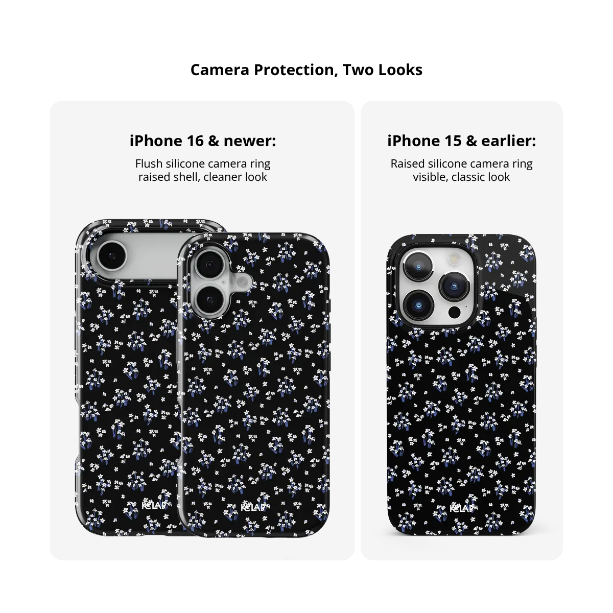 Inkwell Lily | Minimalist Black Floral iPhone Case