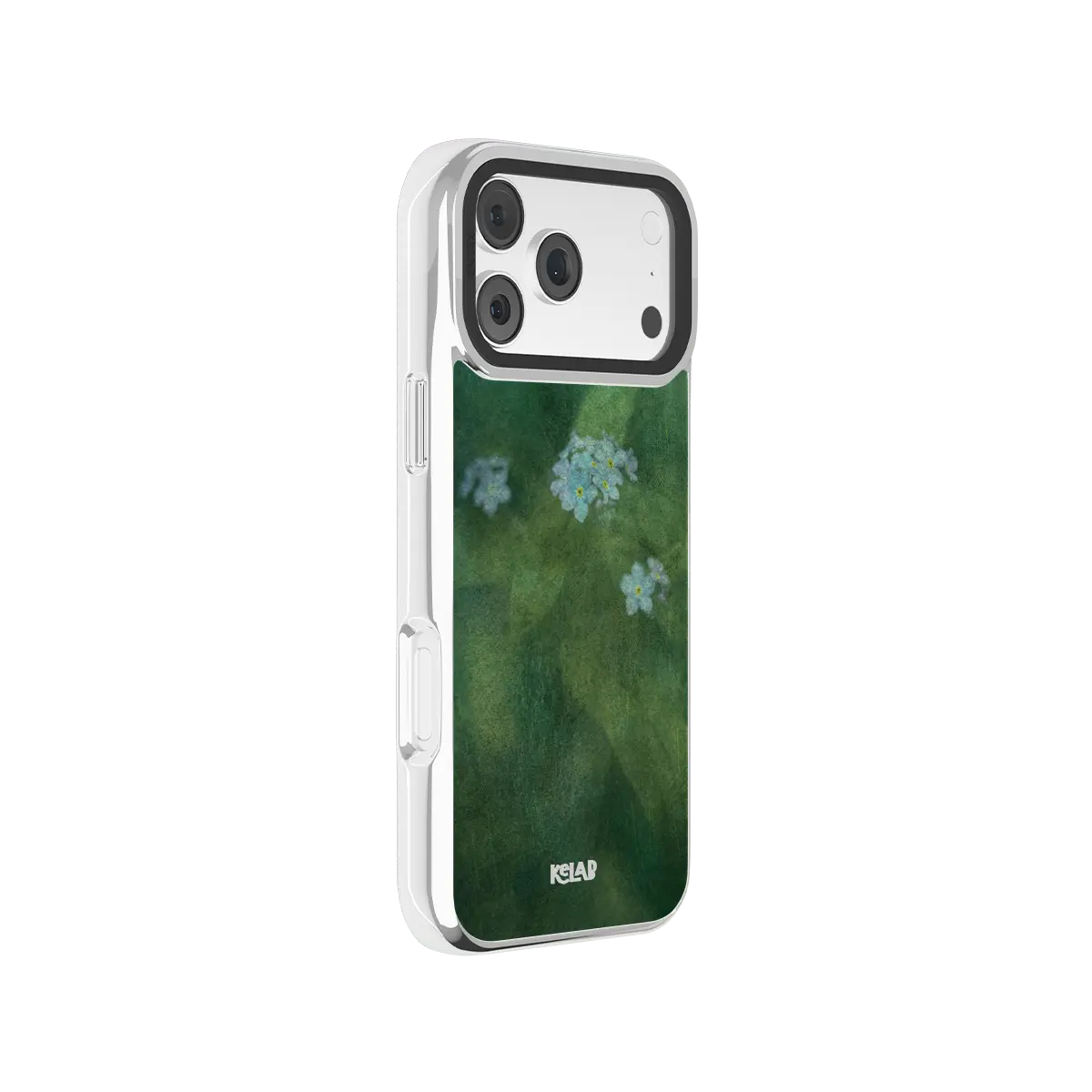 Misty Morning | Deep Green Floral iPhone Case
