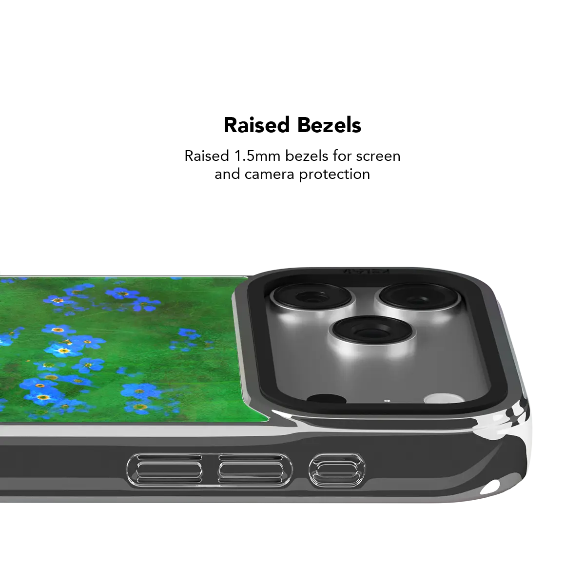Forget Me Meadow | Vibrant Green Floral iPhone Case