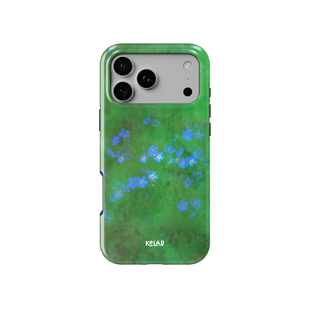 Forget Me Meadow | Vibrant Green Floral iPhone Case