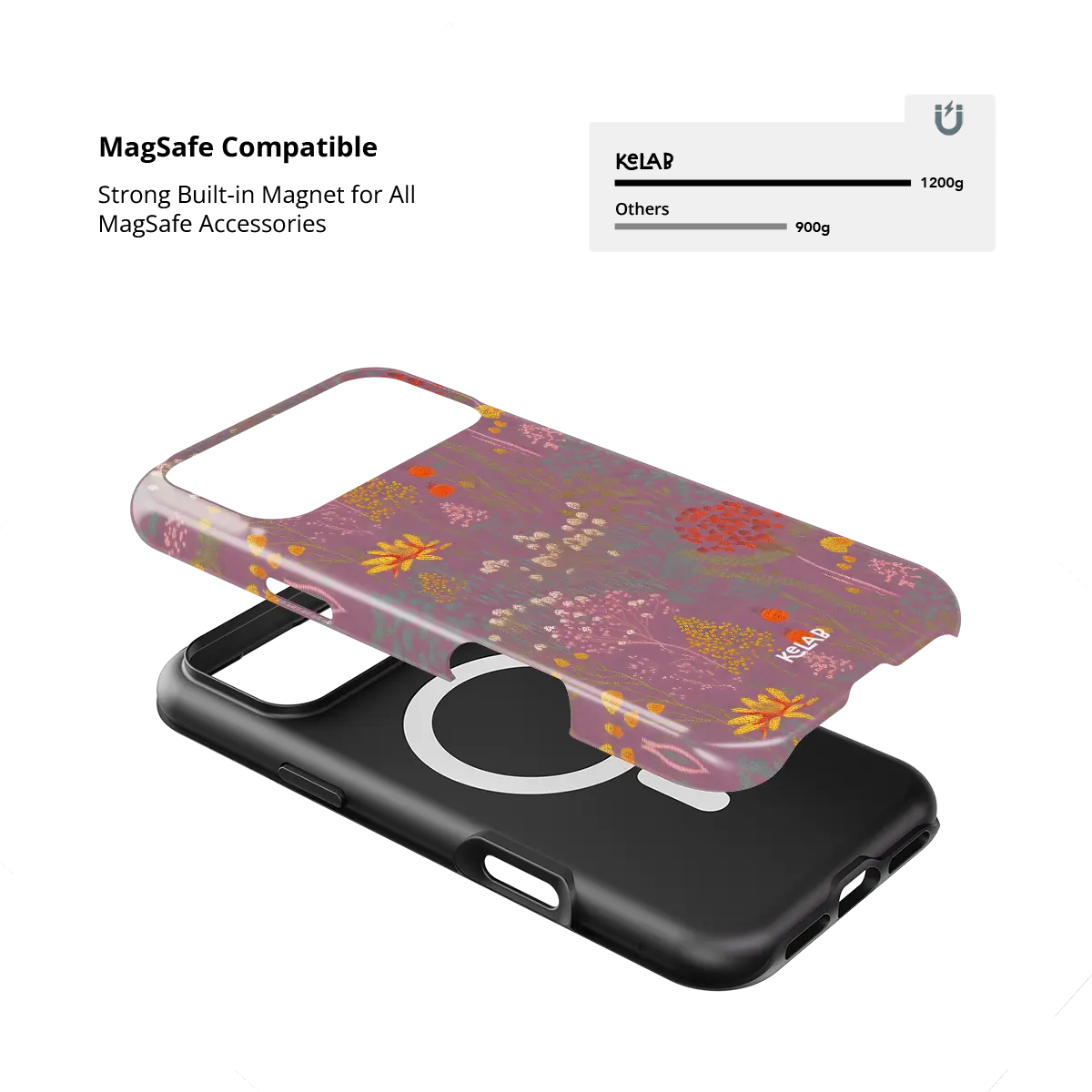 Wildflower Tapestry | Dusty Pink Floral iPhone Case