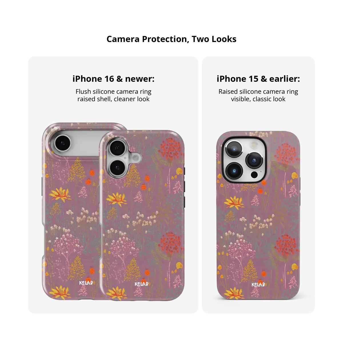 Wildflower Tapestry | Dusty Pink Floral iPhone Case