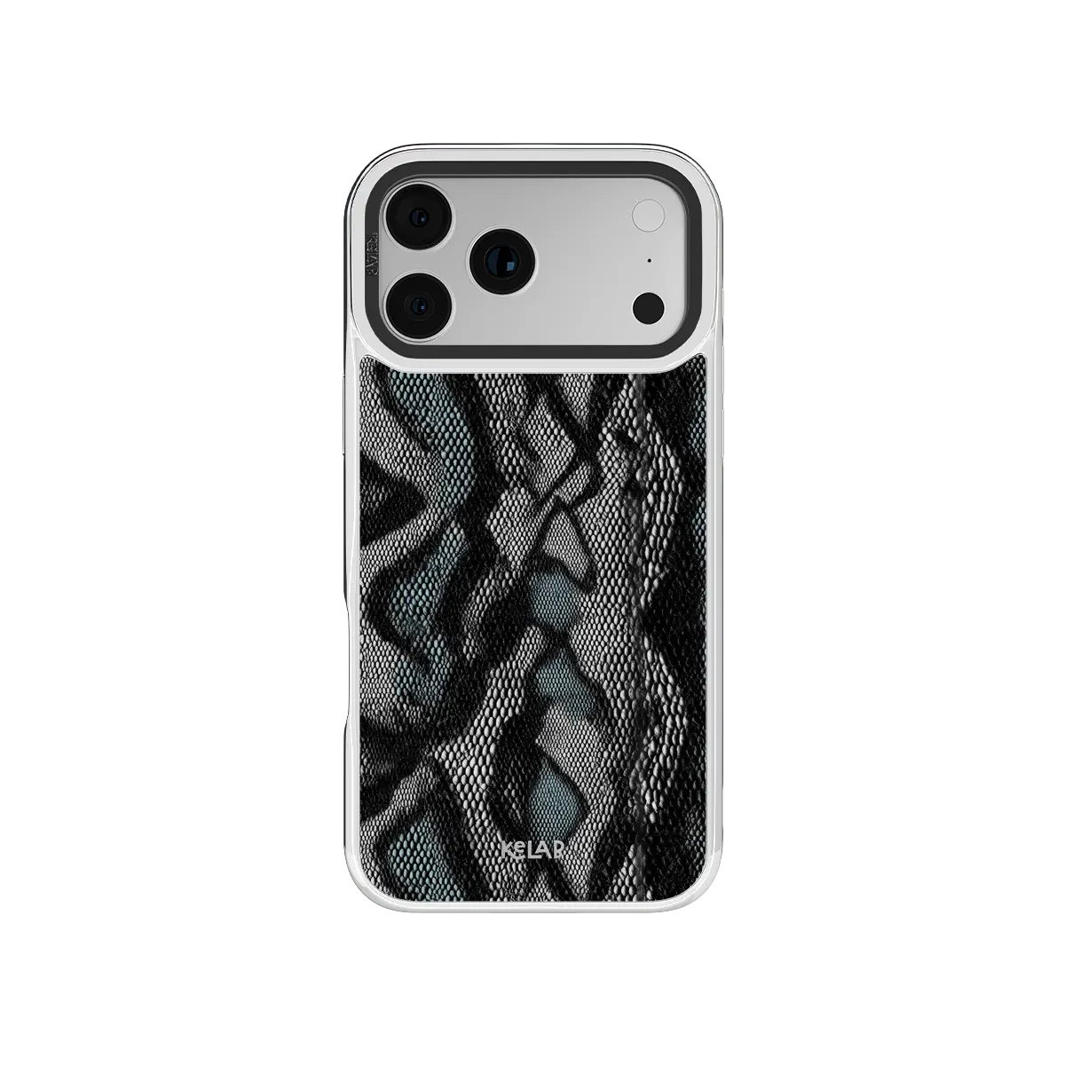 Viper Mesh | Teal Snake Print iPhone Case