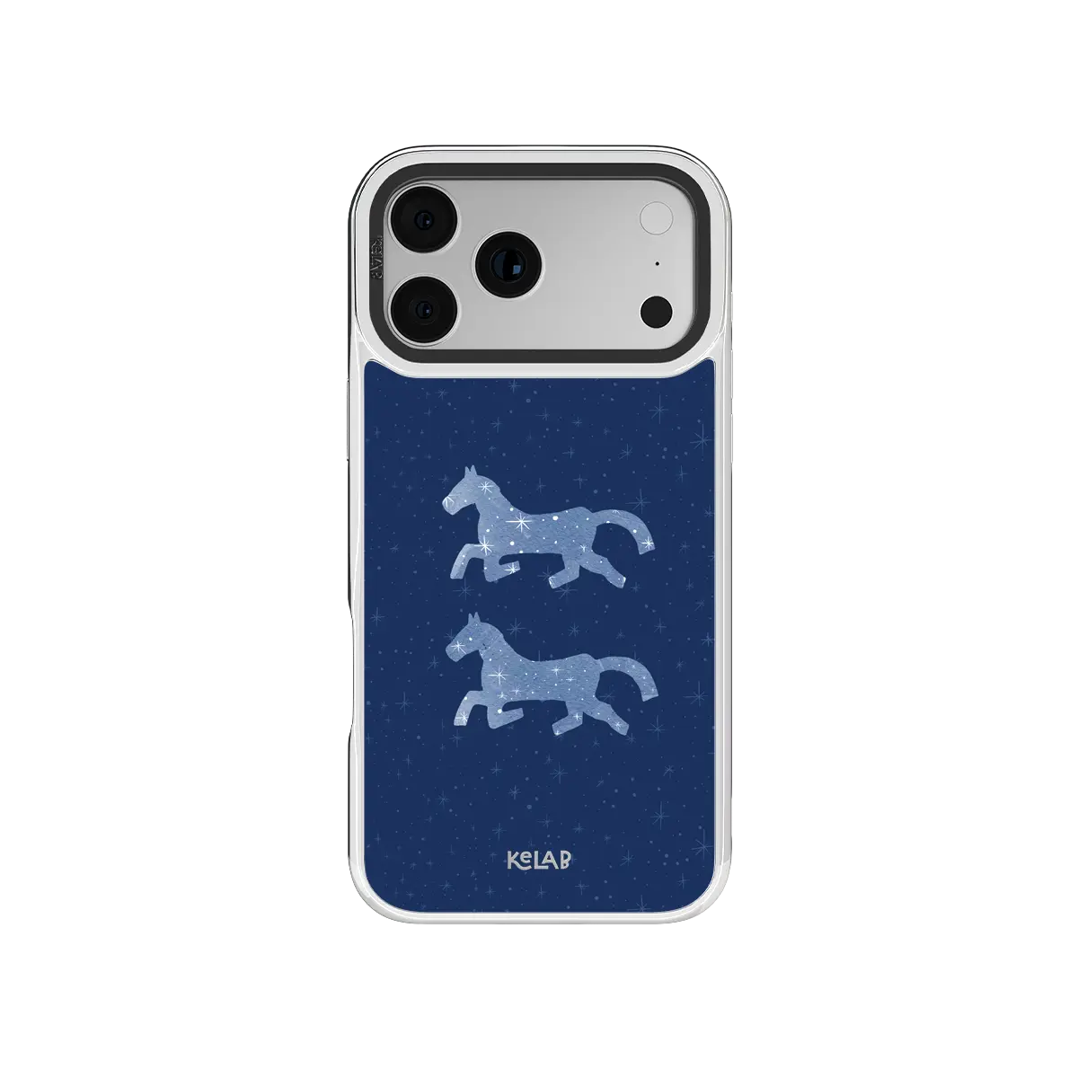 Pegasus Night | Blue Horse iPhone Case