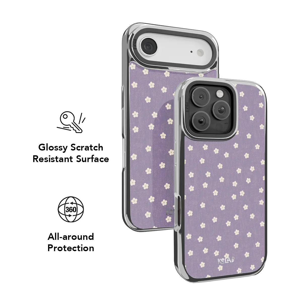 Violet Flora | Purple Daisy iPhone Case