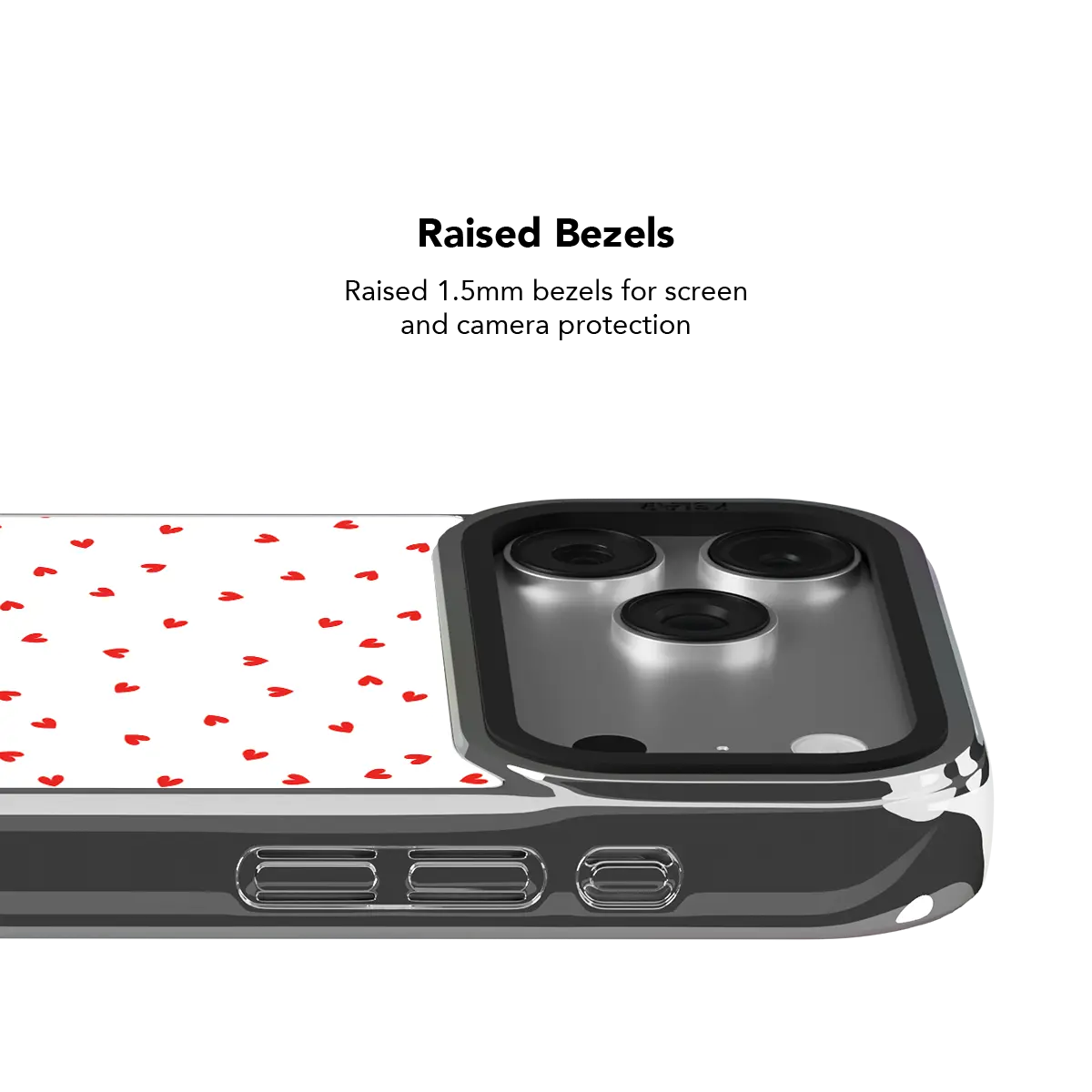 Minimalist Love | Red Heart iPhone Case