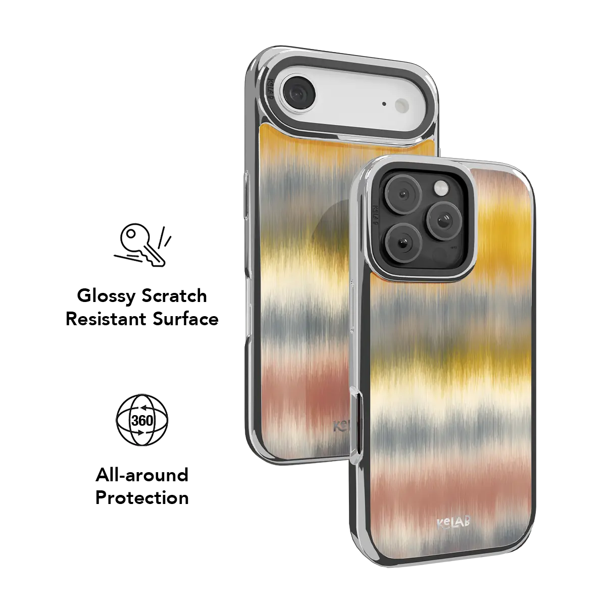 Golden Horizon | Digital Art iPhone Case