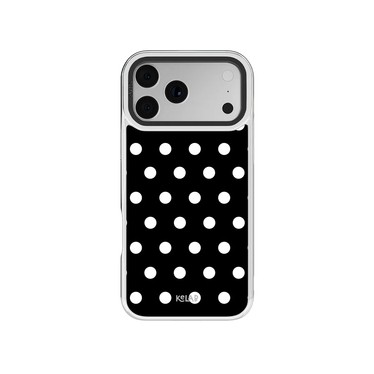 Domino Theory | Black and White Polka Dot iPhone Case