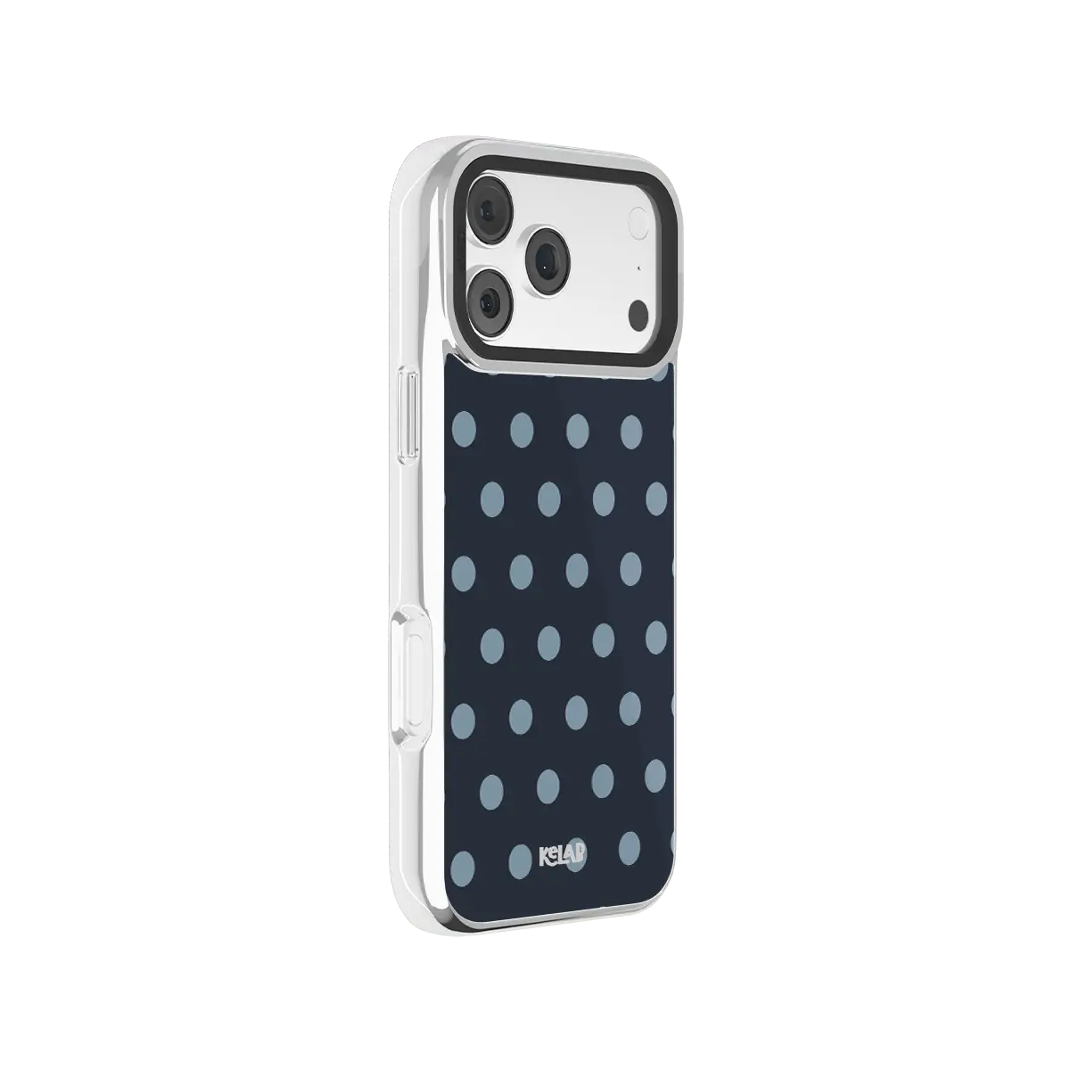 Abyssal Dot | Blue Polka Dot iPhone Case