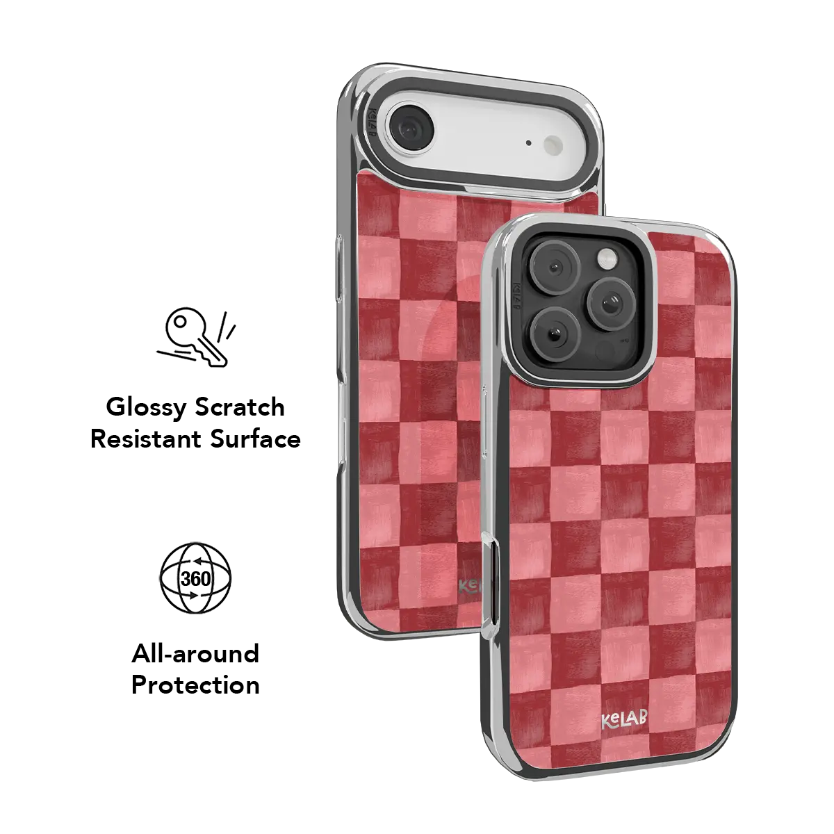 Canyon Clay | Red Checkered iPhone Case