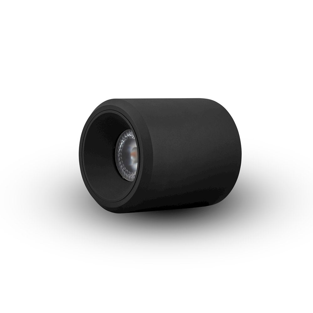 Round Led Surface Mounted Downlight, Stock Item Beam Angle 33, Black