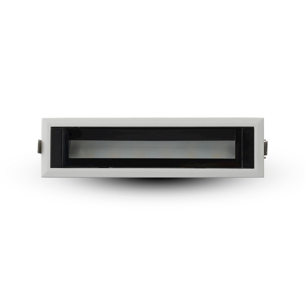 Vonn Lighting Slice 6.5-In Integrated Led Etl Certified Fixed Recessed Wall Washer With Trim, White