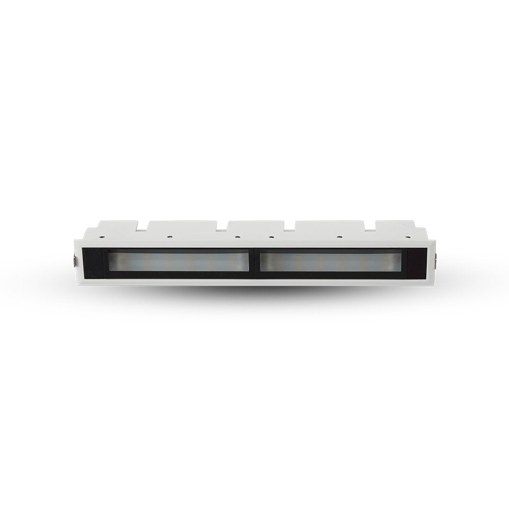 Vonn Lighting Slice 12.5-In Integrated Led Etl Certified Fixed Recessed Wall Washer With Trim, White