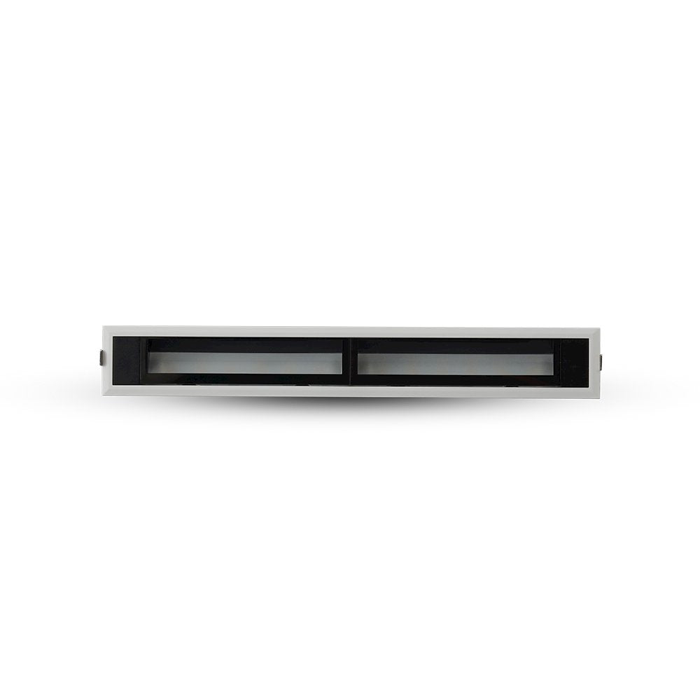 Vonn Lighting Slice 12.5-In Integrated Led Etl Certified Fixed Recessed Wall Washer With Trim, White