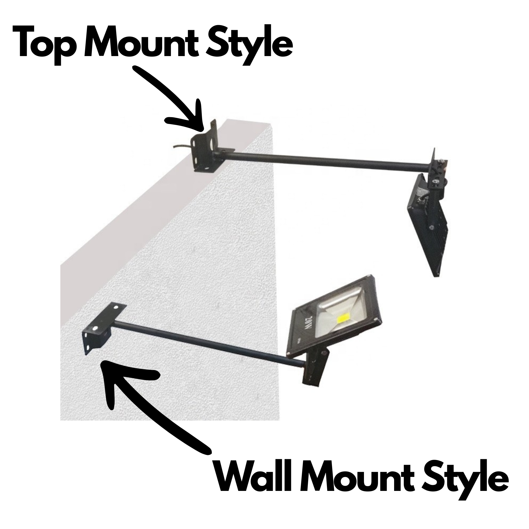 Floodlight Extension Arm Floodlight Metal Bracket BICSL-YCB50