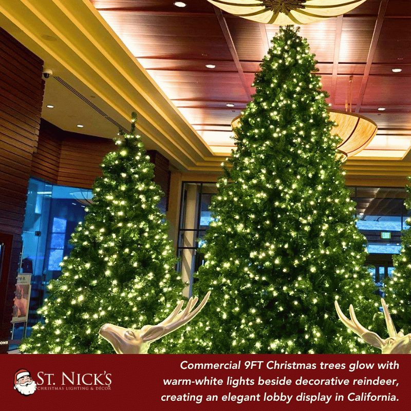 9FT PVC Artificial Christmas Tree Green