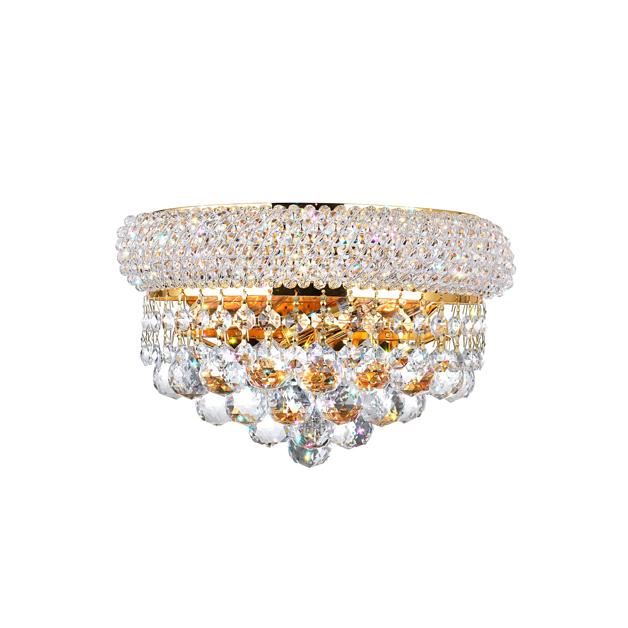 2 Light Wall Sconce with Gold finish