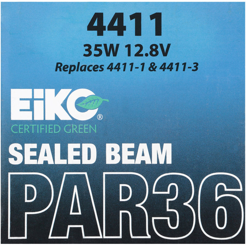 Eiko 4411 Incandescent Sealed Beam Lamp - Pack of 1, Model 4411