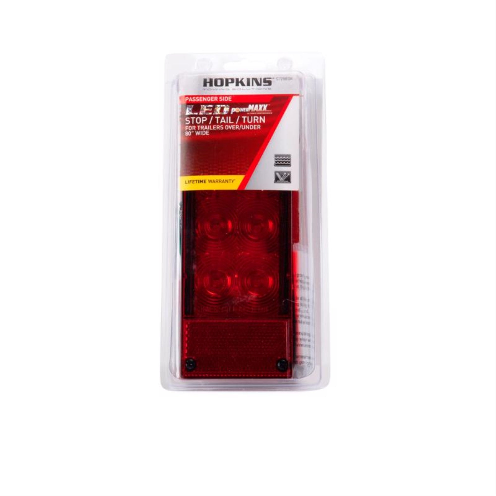 Blazer International C7298Tm Led Low Profile Submersible Stop/Tail/Turn Light, Passenger Side