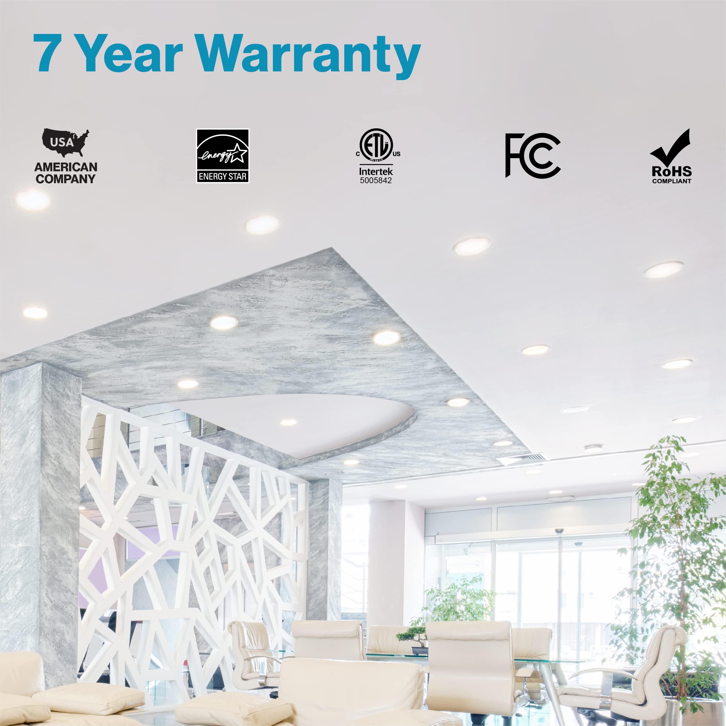 Sunco Lighting 24 Pack 5/6” Led Disk Lights Flush Mount Ceiling Light Fixture Recessed 2700K Soft White, 80W Equivalent 12W, 850Lm, Dimmable Low Profile Surface Mount Etl & Energy Star Listed