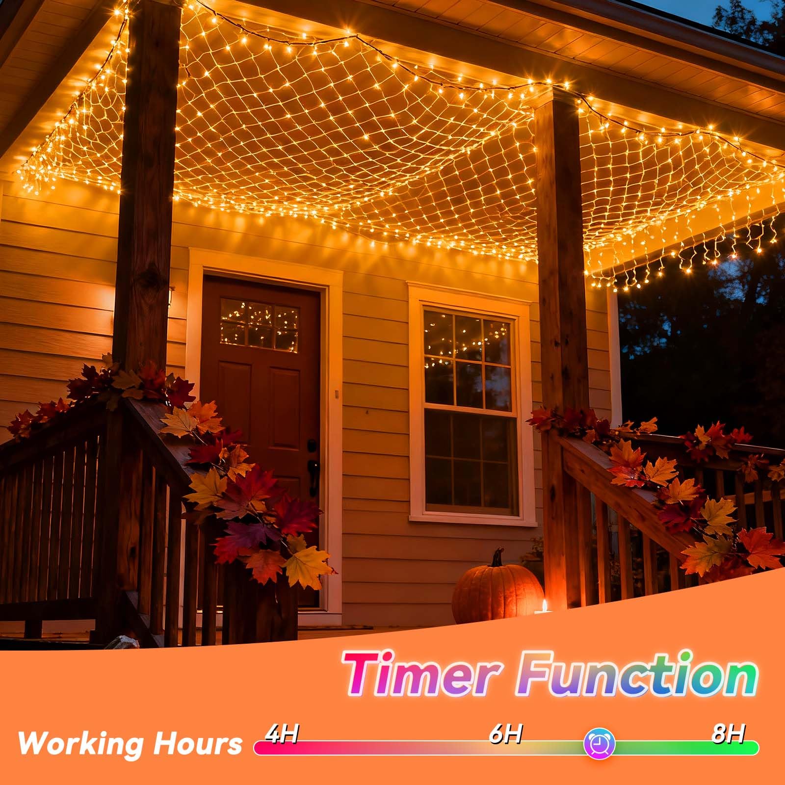 Lithome 10 X 10Ft Christmas Net Lights Outdoor  35 Colors Changing 240 Led Christmas Net Lights With Remote Connectable  9 Modes Rgb Mesh Light Plug In For Bushes  Xmas  Garden  Gazebo  Holiday Decor