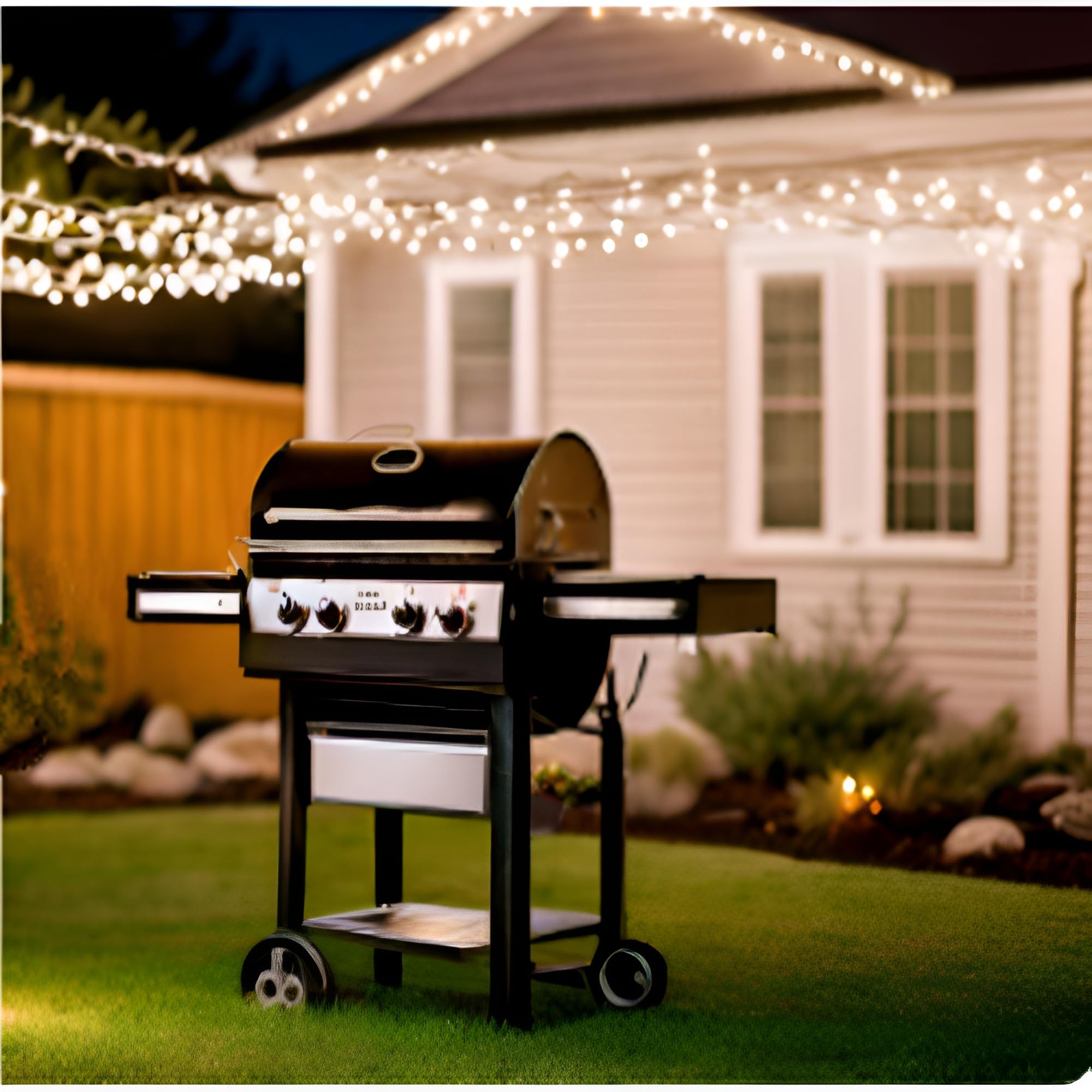 Lucky Shine 150 Led Cool White Christmas Lights, 50Ft Indoor/Outdoor Decorative String