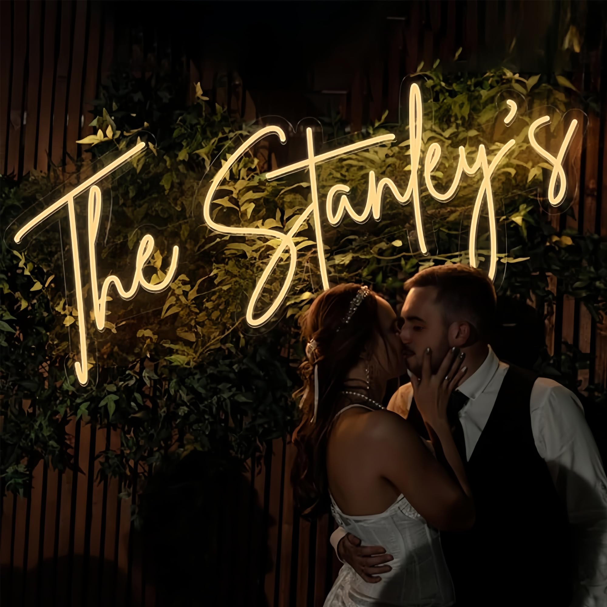 Eternalart Custom Neon Sign - Personalized LED Name Light for Wall Decor, Acrylic, Battery Operated, Large, 1 Line