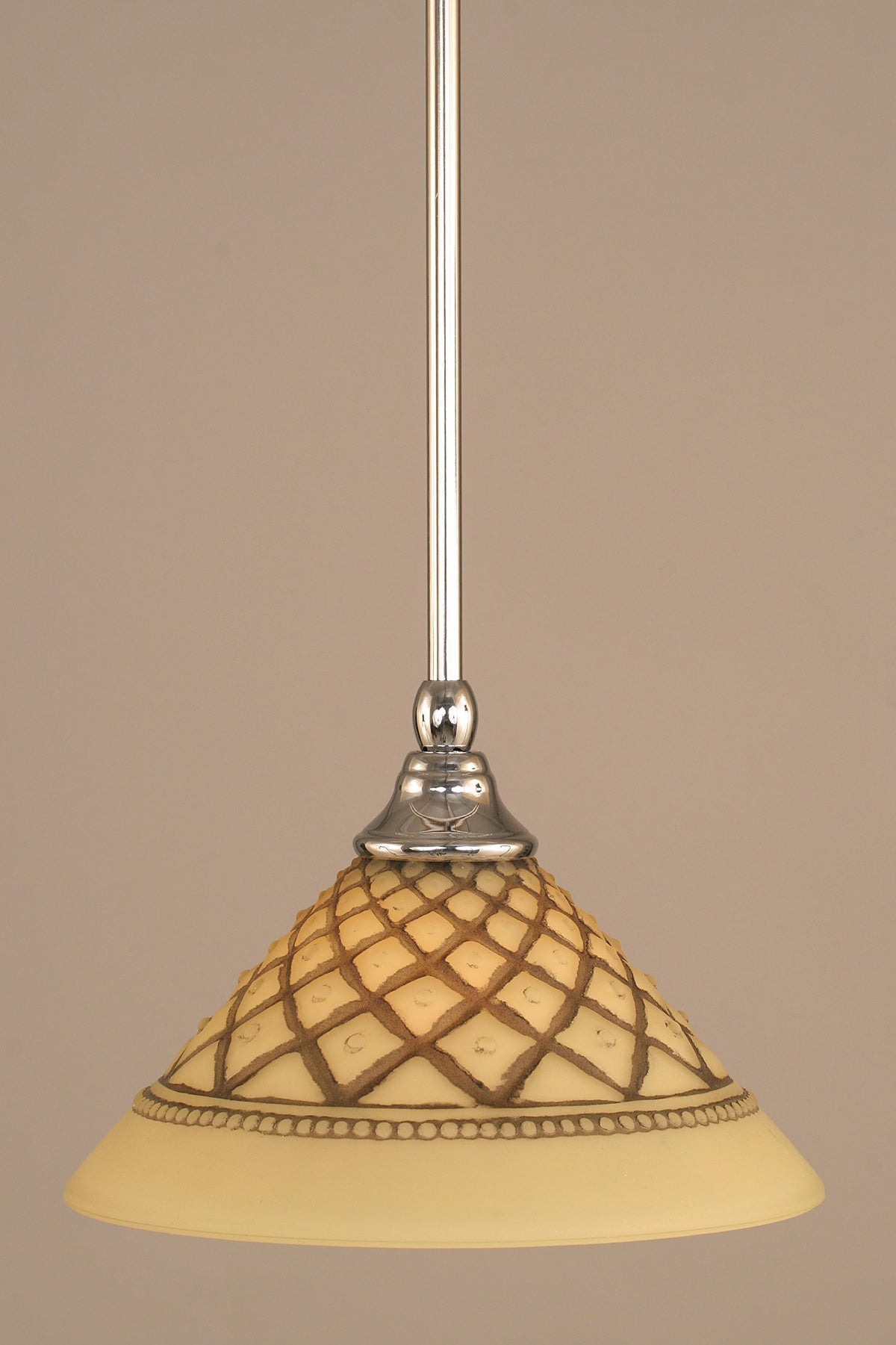 Toltec Lighting 1 Light Mini Pendant In Chrome (23-Ch-7183)