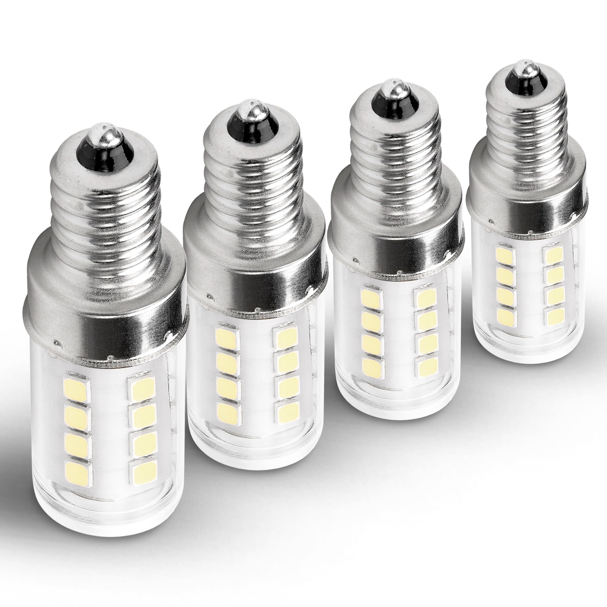 25 Watt Equivalent Led Decorative Candelabra Bulbs Daylight White 6000K 2 Watt 300Lm E12 Small Base Idear For Ceiling Fan Chande