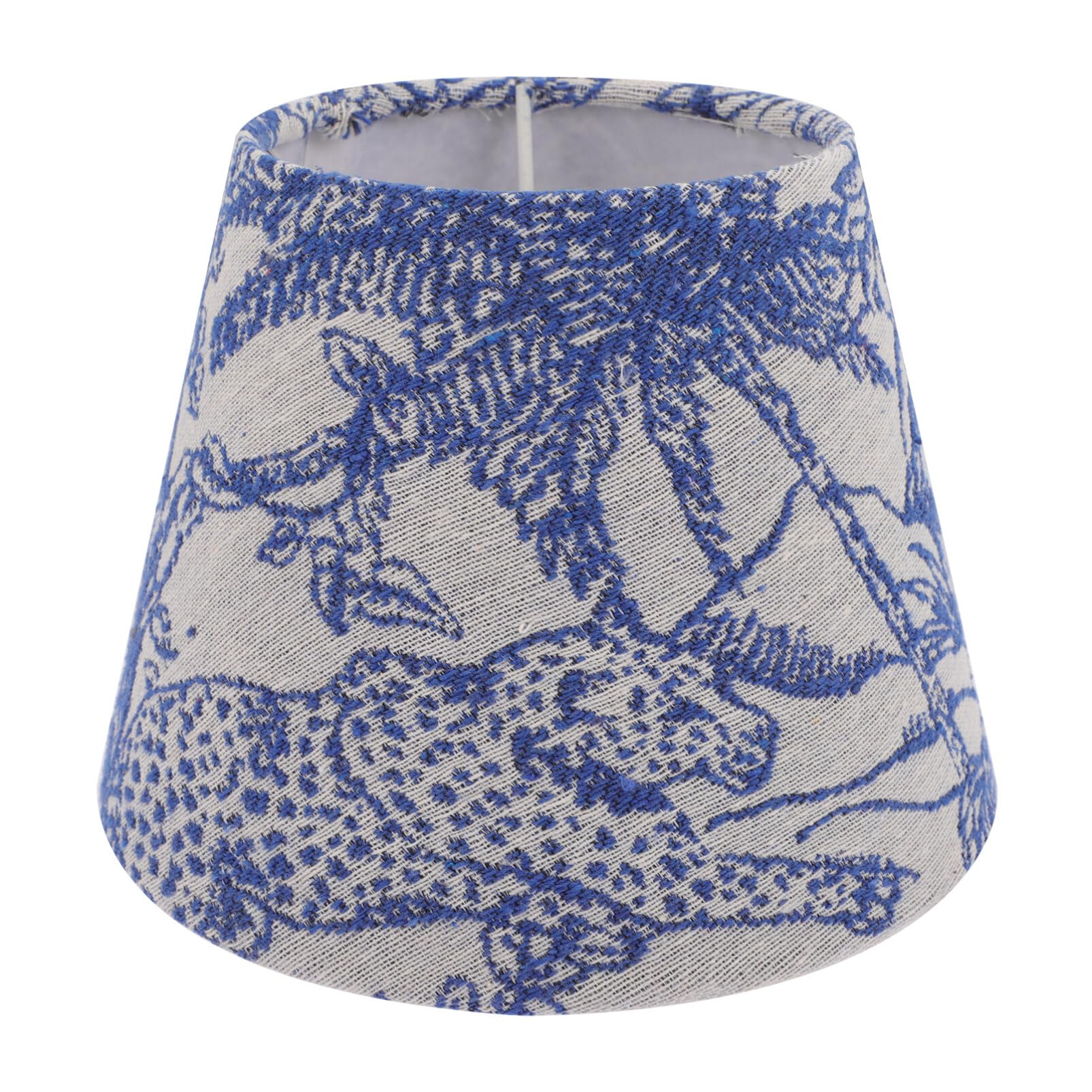 UKCOCO Drum Lamp Shade, Embroidered fabric lampshade clip on Rainforest Printed Spider Lamp Shade for floor lamps Conical E27 Pr