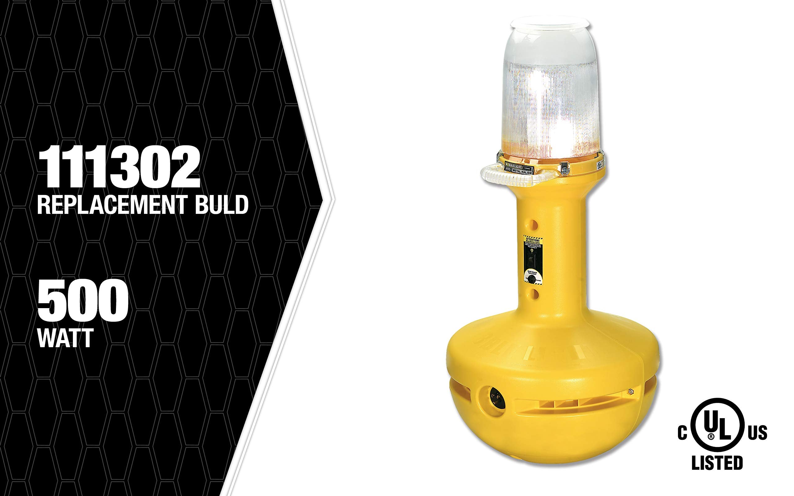 Wobble Light 500W Tungsten Replacement Halogen Bulb - White, One Size, Glass