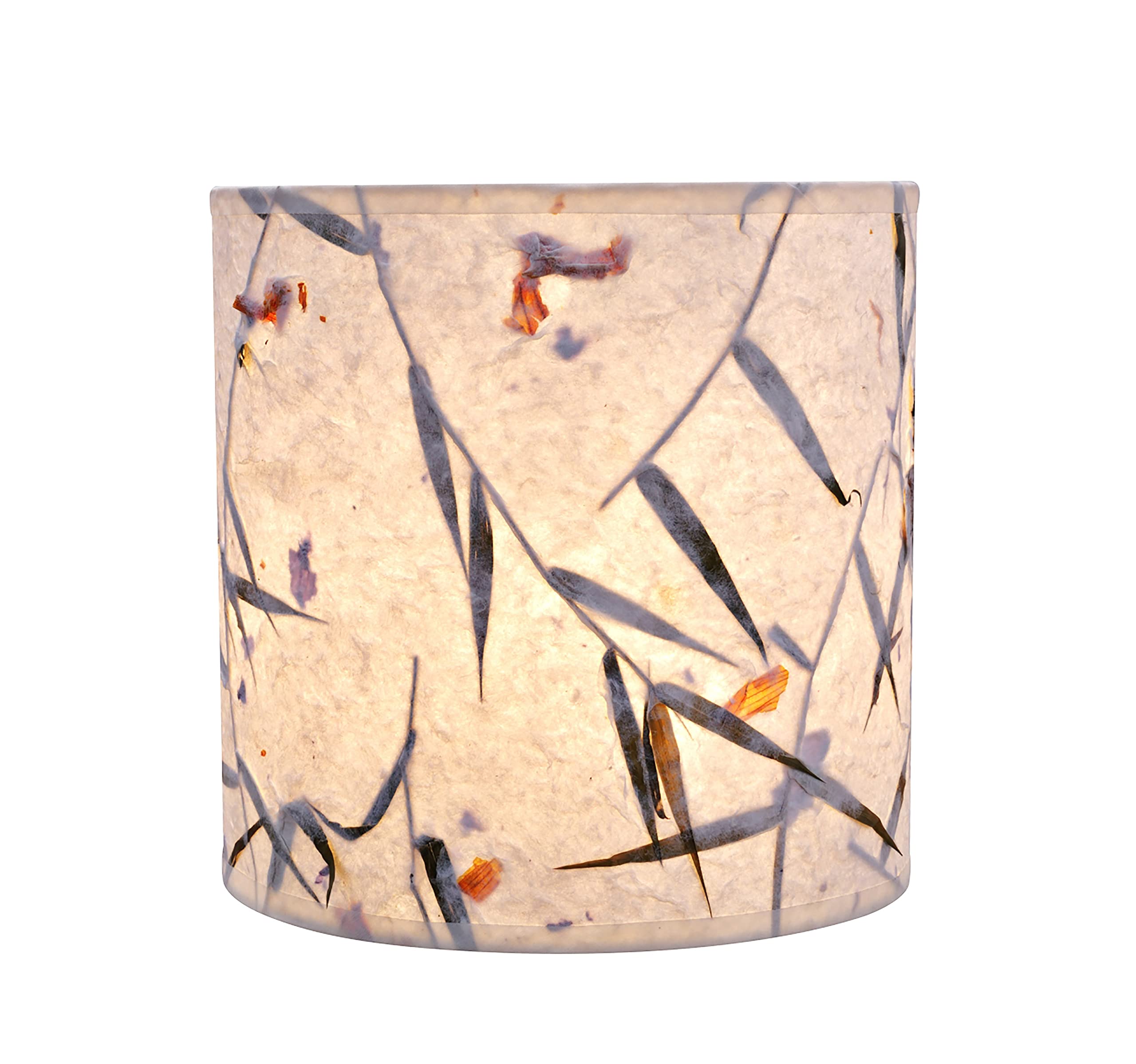 Aspen Creative 31223 Transitional Drum (Cylinder) Shaped Spider Construction Lamp Shade In Off White, 8'' Wide (8'' X 8'' X 8'')