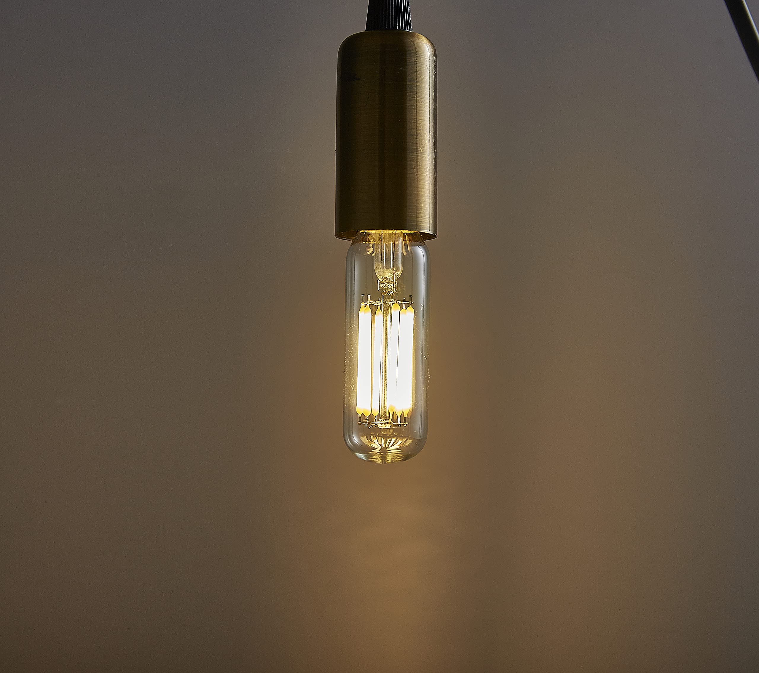 YFXRLIGHT Dimmable T6 Vintage LED Light Bulbs, 6W (60W Equivalent), E12 Base, Warm White 2700K, 6 Count, Glass