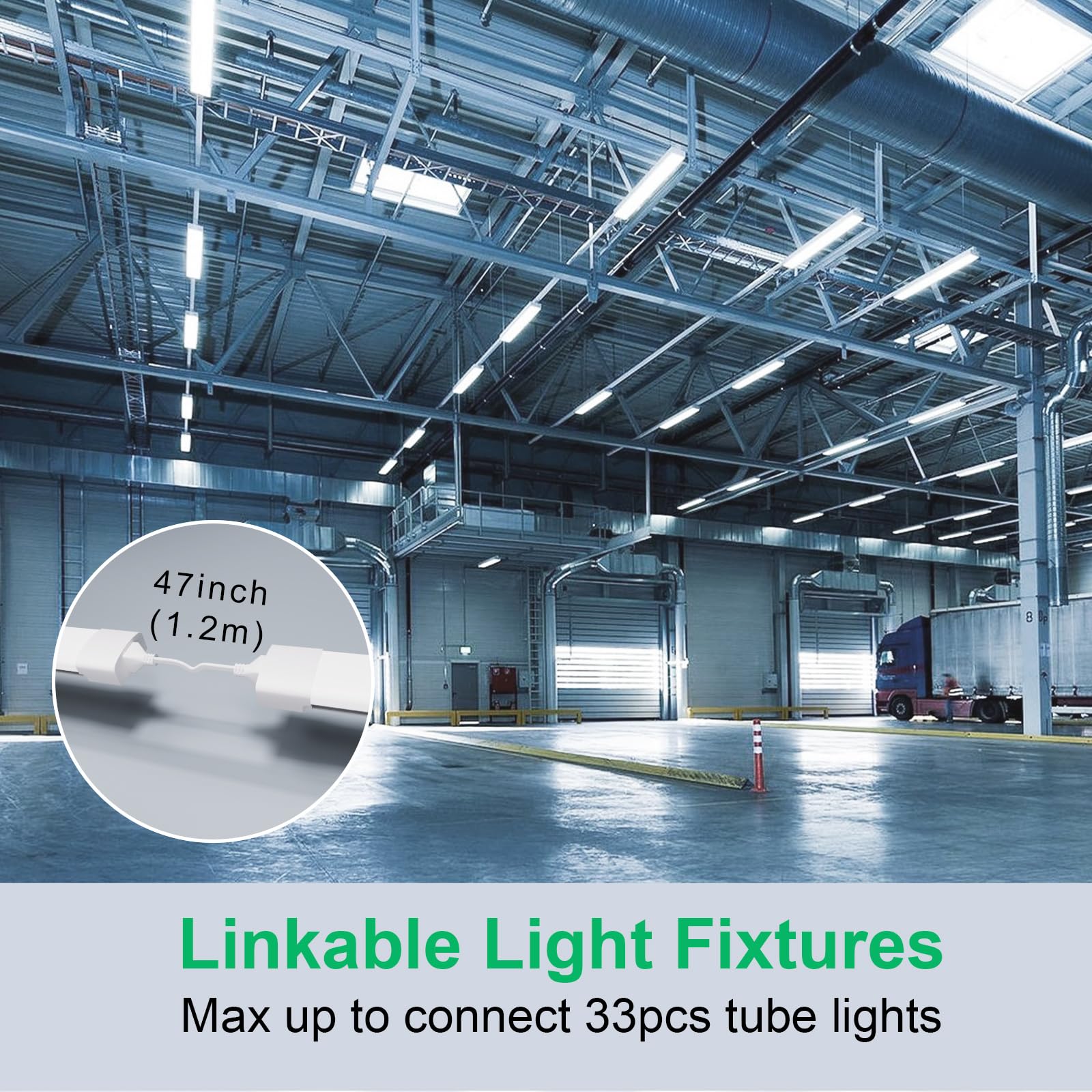 Modlicht Led Under Cabinet Lighting, 1.4Ft Linkable Closet Lights, Plug In Lights With On/Off Switch Cord, 5000K Wall Lights For Bedroom, Under Counter Lights For Kitchen, 16W, 1800 Lm, Mlq0204