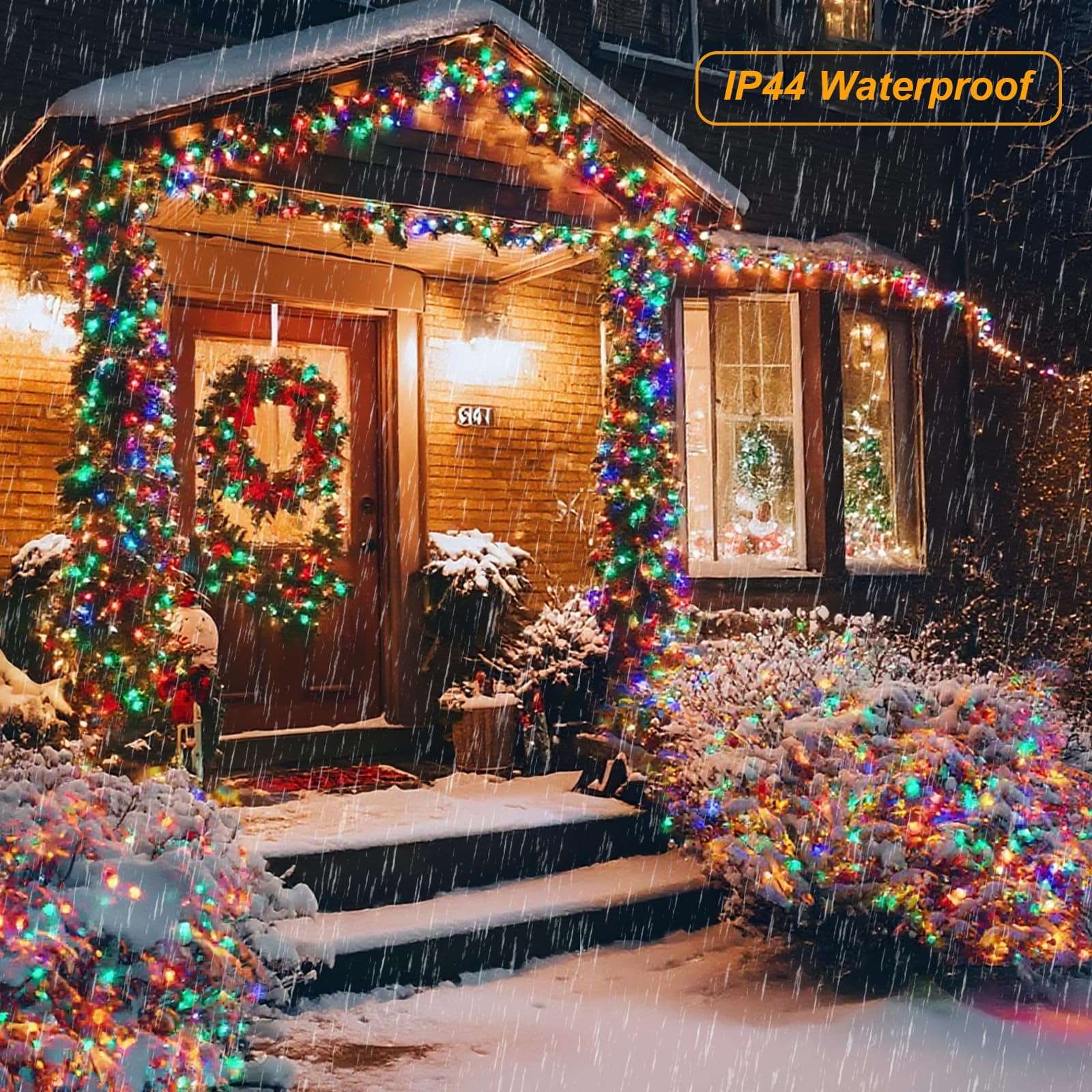 Color Changing Christmas String Lights With Remote  4 Pack Total 66.6 Ft 200 Led String Lights Indoor Outdoor Decoration  34 Colors Twinkle Fairy Lights For Xmas Tree Dorm Classroom Decoration