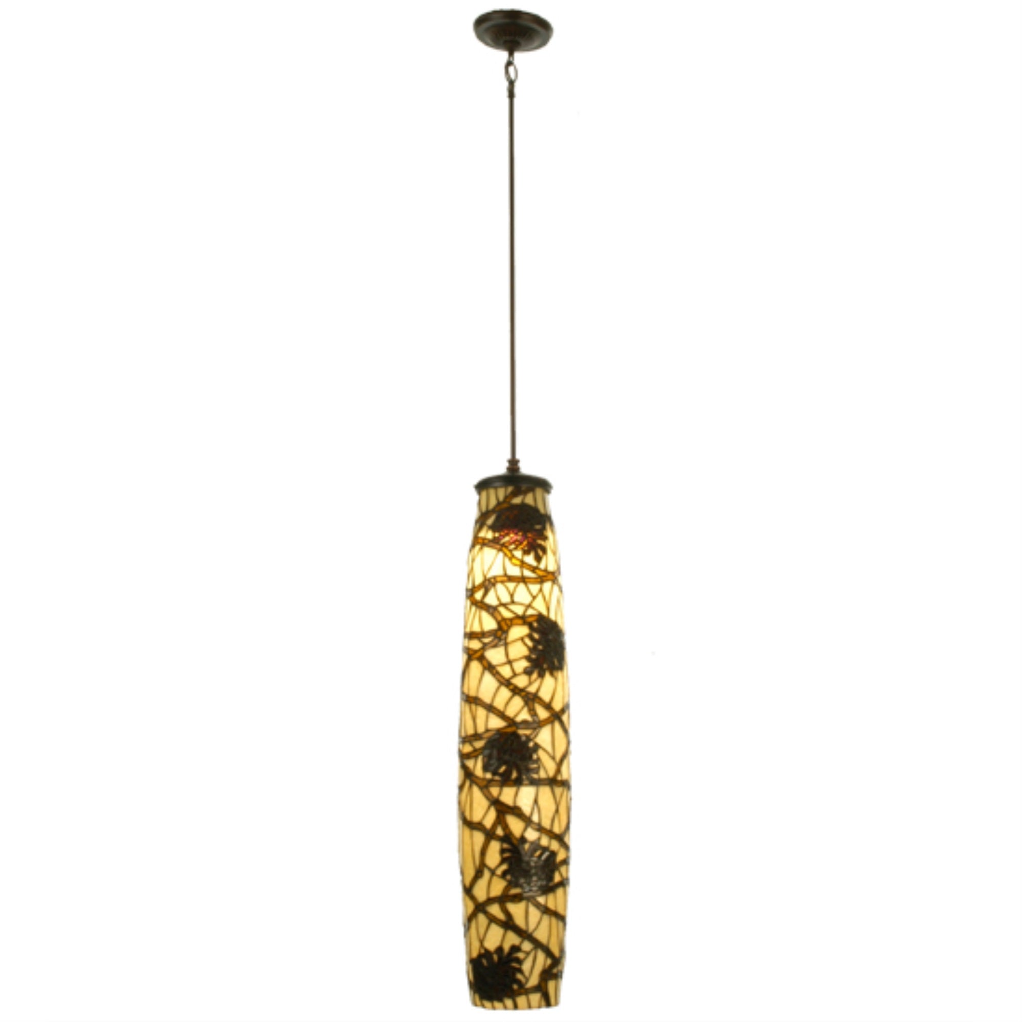 6.5 inchW Pine Branch Mini Pendant