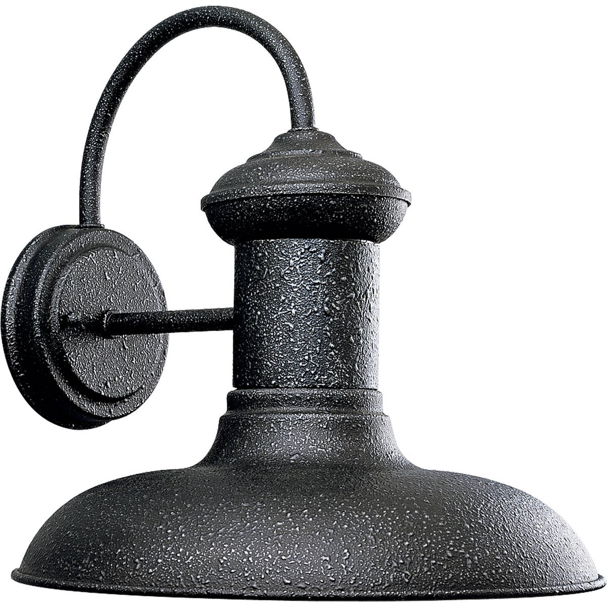 Progress Lighting Brookside Outdoor Light Fixture, 12in x 12.31in, Black, Model P5723-71, Aluminum