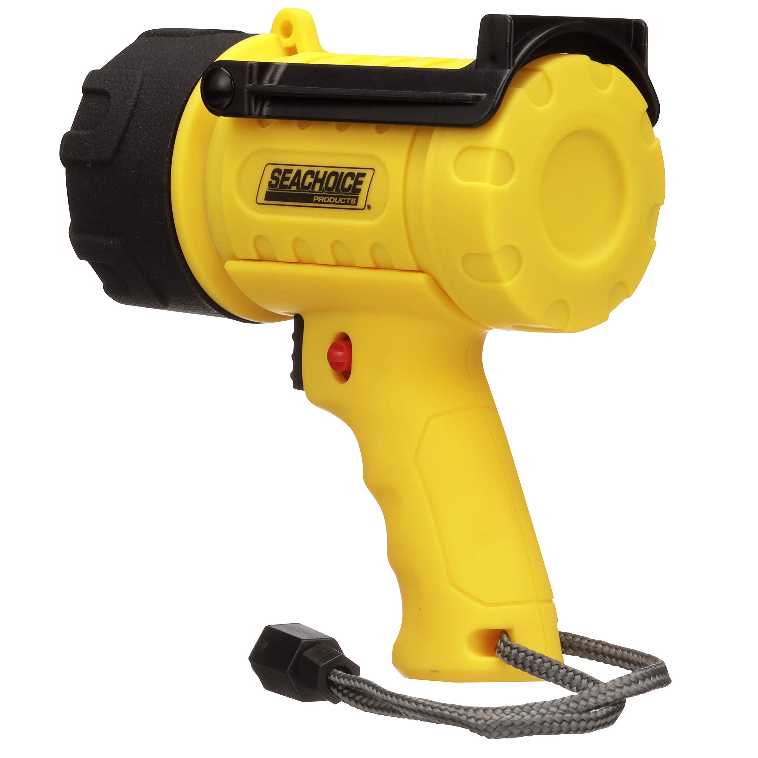 SEACHOICE Waterproof LED Spotlight, Handheld, Cordless, 55 Watt, One Size, Yellow, Model 08091