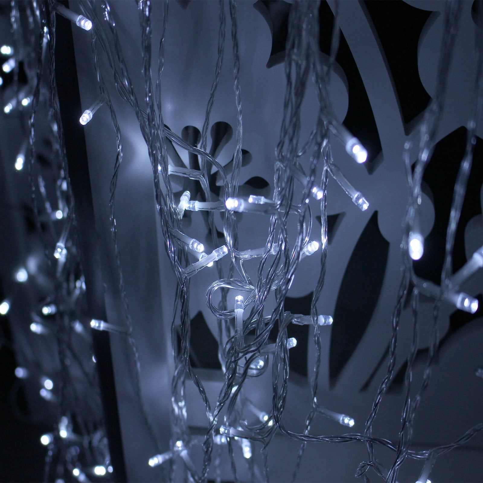 Zoic 500 Led Fairy String Lights, 100M (328Ft), 8 Modes, White, Plastic, Model Dag003U, Ideal For Christmas & Wedding Decorations