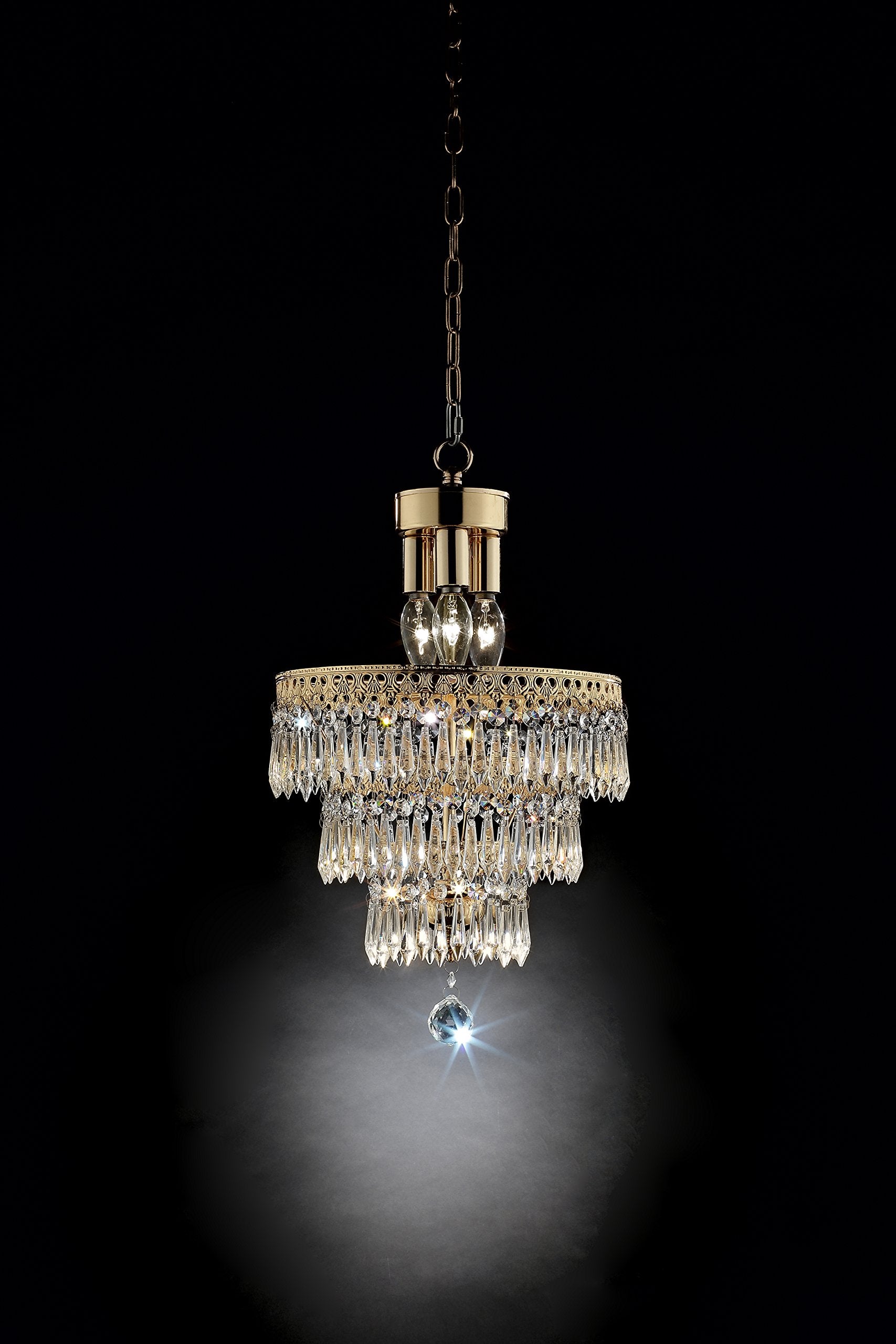 OK Lighting OK-5156H Chantilly Ceiling LAMP, 21.5 H