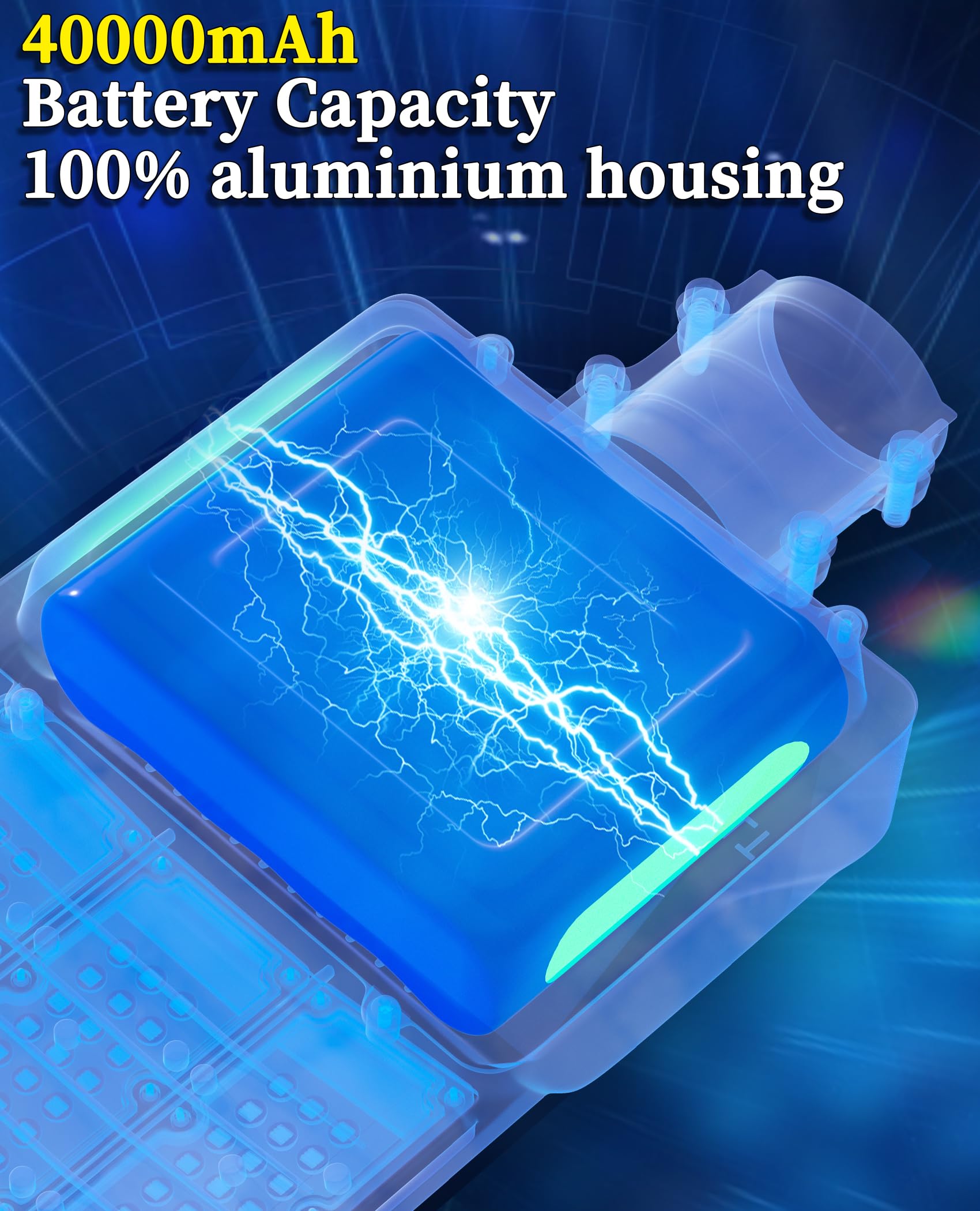 Jaynlt Y-6500W Solar Street Lights Outdoor, 650000Lm 6500K High Powered Commercial Parking Lot Lights Dusk To Dawn, Waterproof S