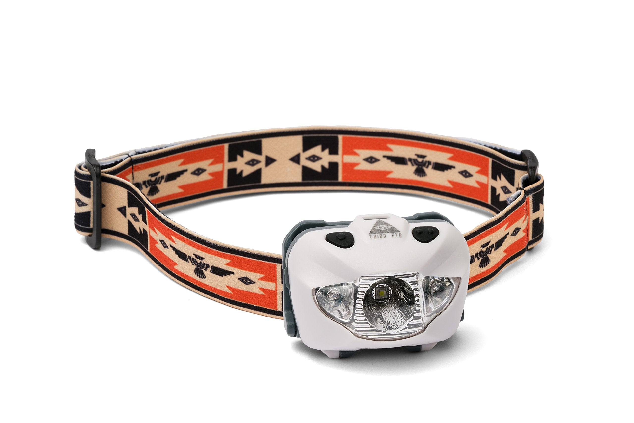 OUTDOOR ENLIGHTENMENT Third Eye Headlamp - 168 Lumens, Adjustable Tilt, Lightweight, Durable, One Size Fits Most, Thunderbird