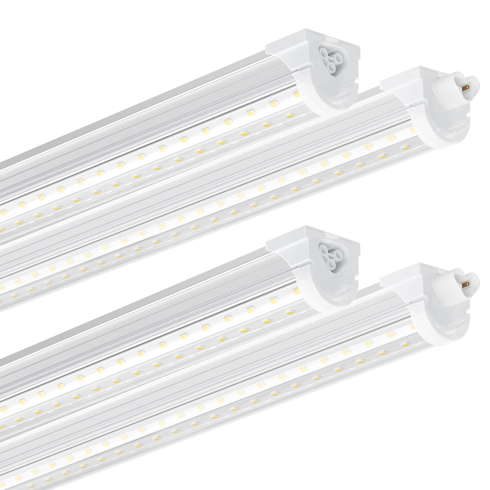 Ensenior 10 Pack 8 FT Led Shop Lights, 5000K Daylight, 10000LM Super Bright, 72W Equivalency 936W, Commercial Bay Lighting, U-Sh