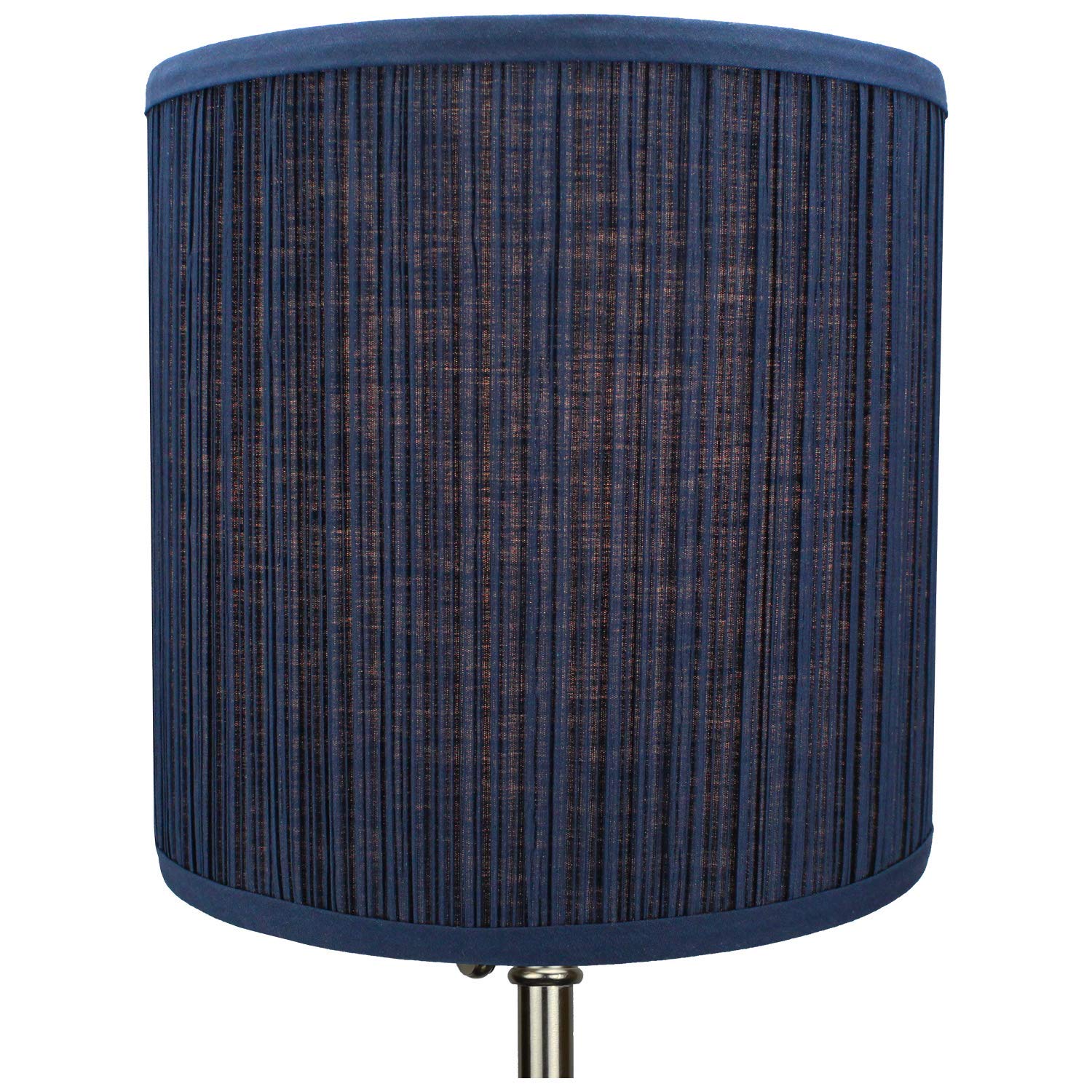 Fenchelshades.Com 10'' Top Diameter X 10'' Bottom Diameter 10'' Height Fabric Drum Lampshade Spider Attachment (Pleated Mushroom