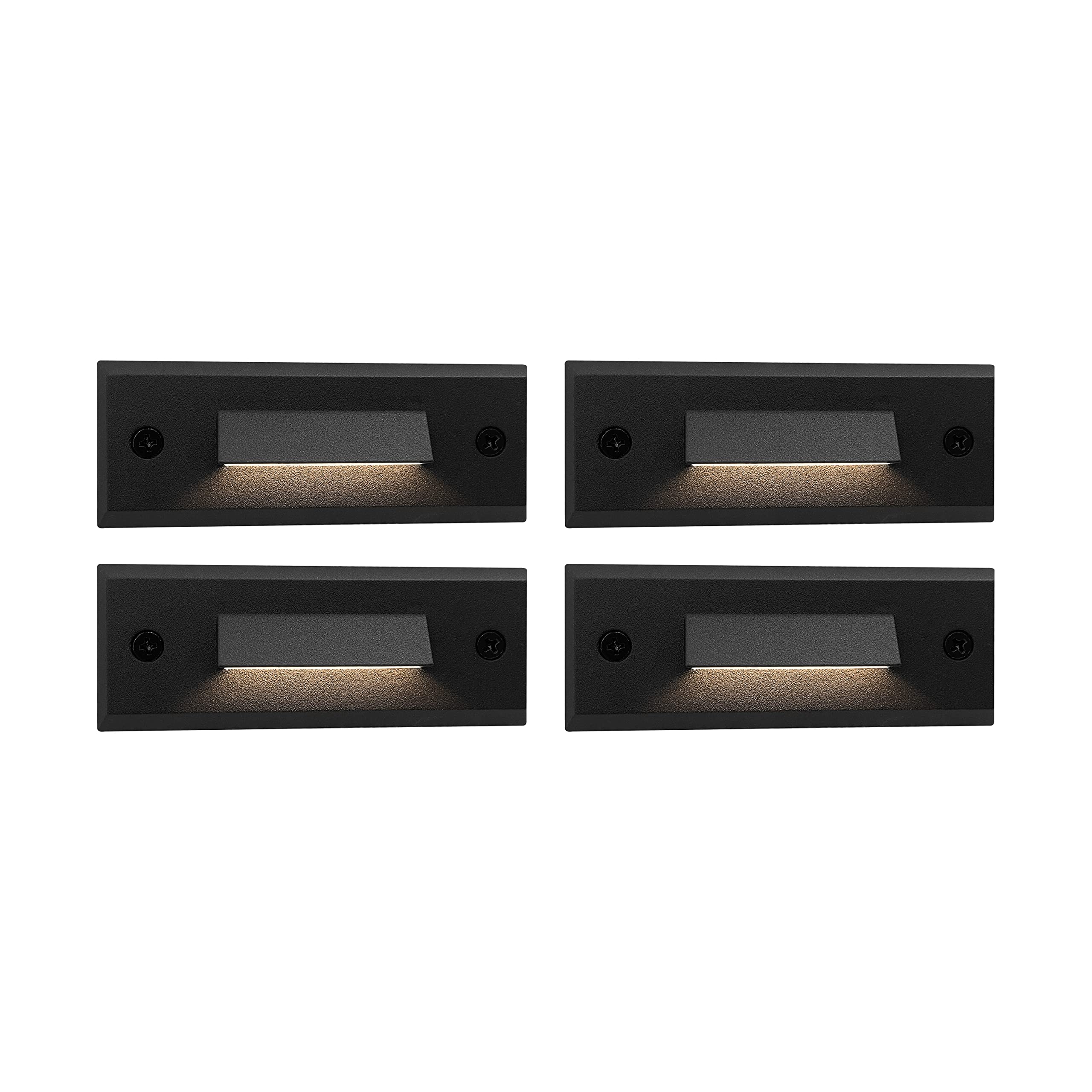 GKOLED Low Voltage Mini Size LED Landscape Step Lights, 9-15V AC/DC Cutoff Stair Riser Light, Outdoor Waterproof Accent Lighting