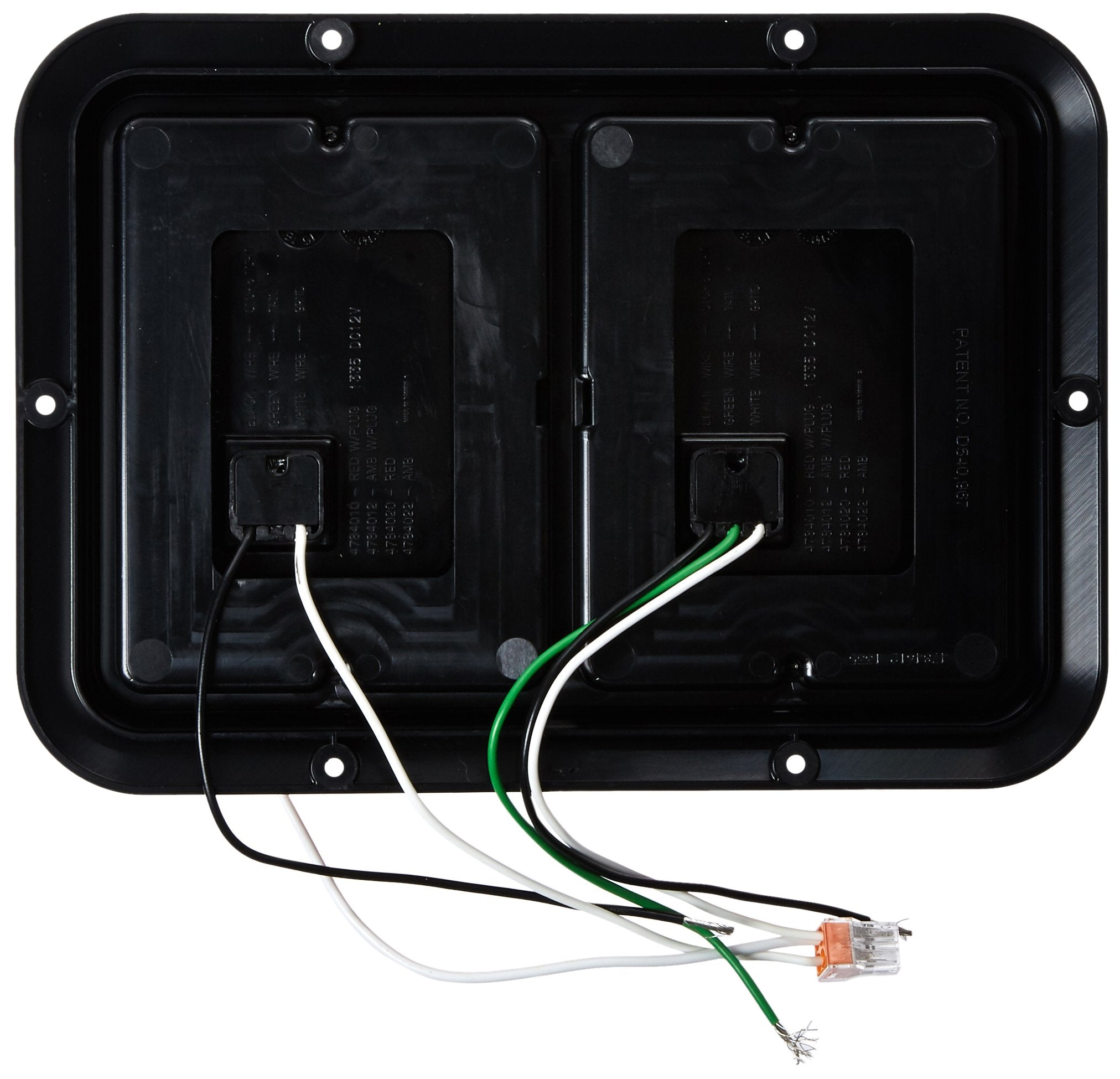 Bargman 47-84-612 Surface Mount Taillight, Red/Amber