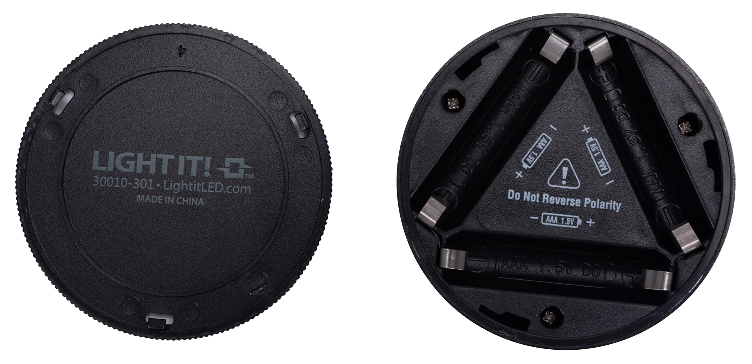 LIGHT IT! by Fulcrum Stick-On Light, Metal, Silver, Model 30010-301, 3 Pack