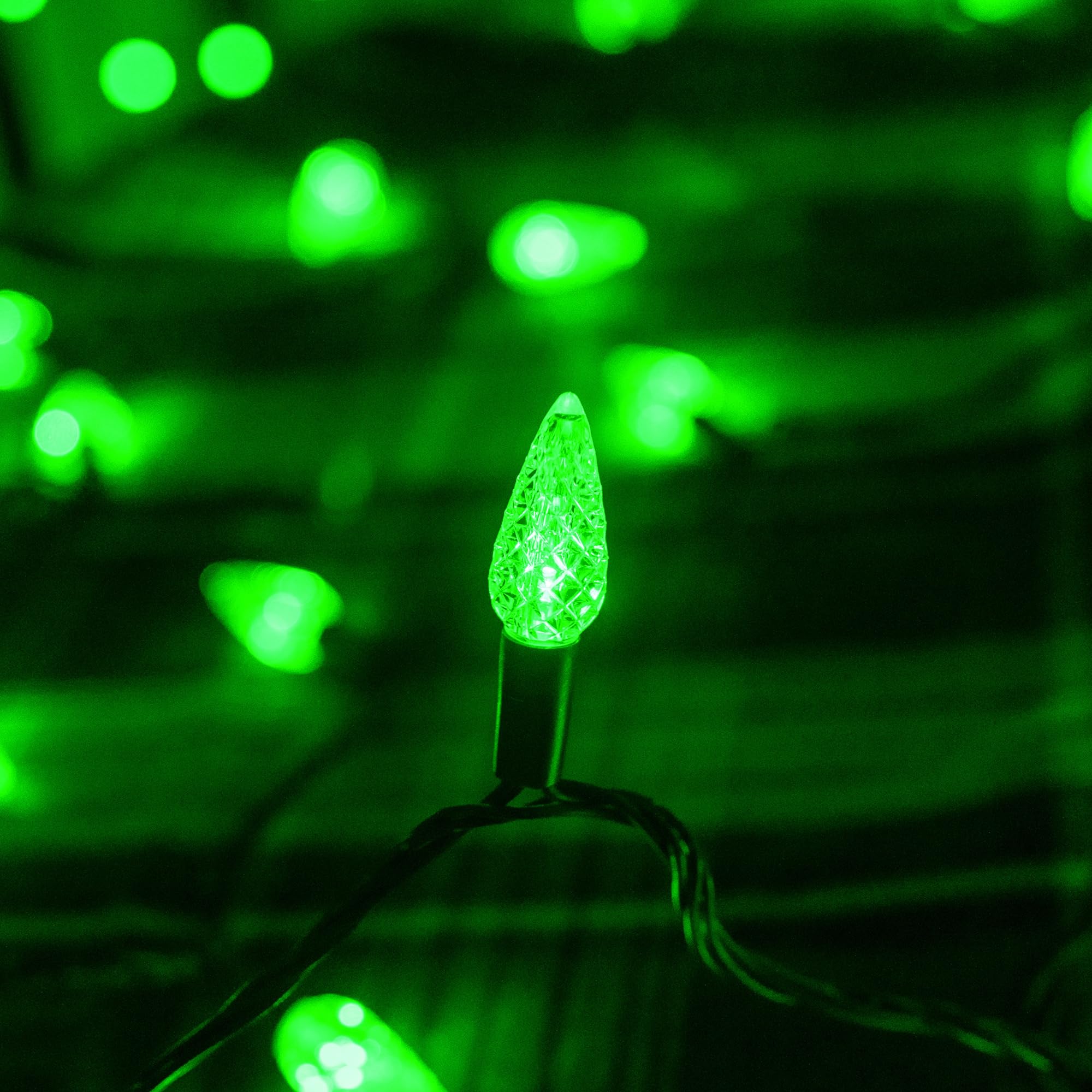 TW SHINE Christmas String Lights, 200 LED, 66 FT, Waterproof, 8 Modes, Green, Model ZD-29V200DIF