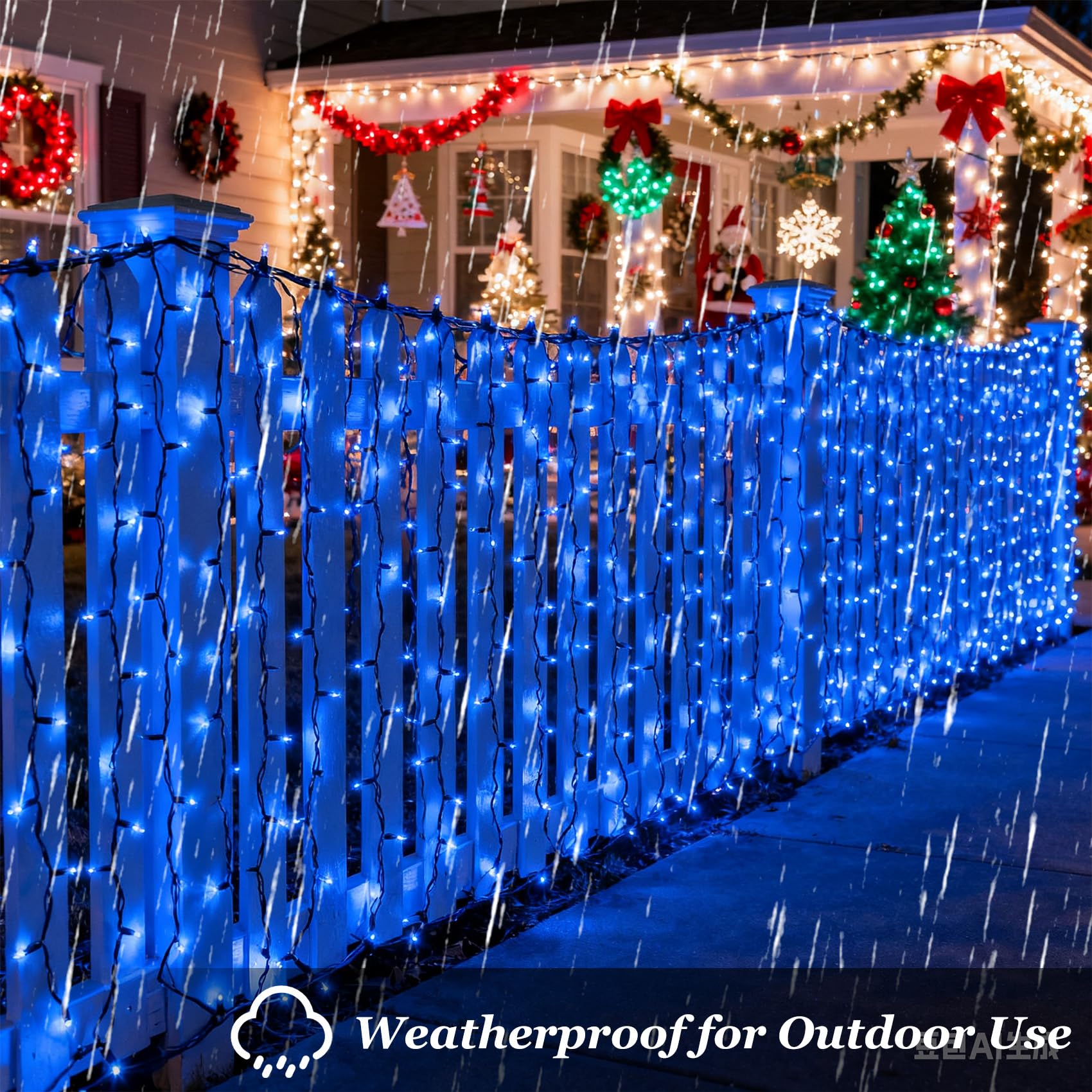 300 Led Indoor String Lights With 12 Modes  Green Wire Connectable Christmas Tree Lights With Timer  Dimmable Twinkle Fairy Lights  75Ft Led Lights For Bedroom Outdoor Patio Party Xmas Decor  Blue